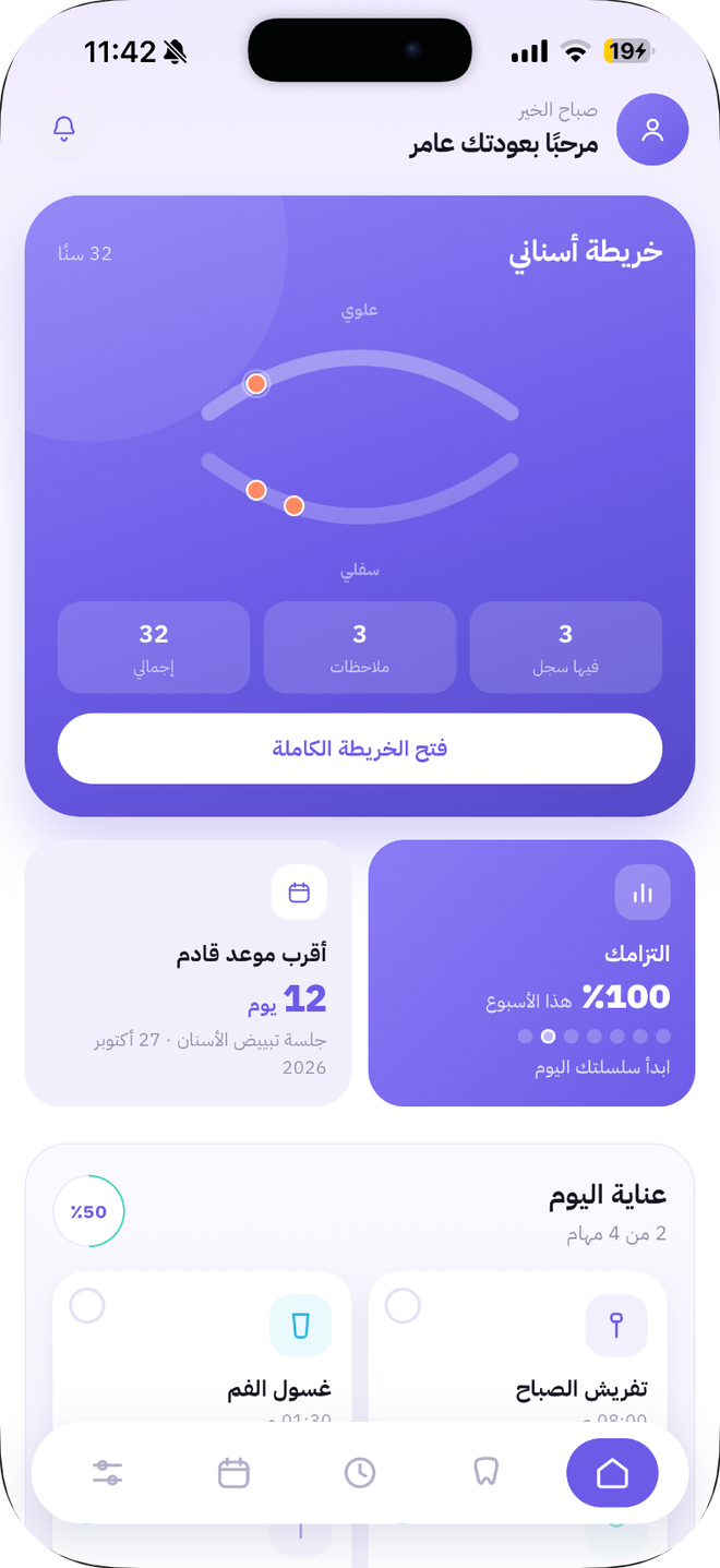 الشاشة الرئيسية